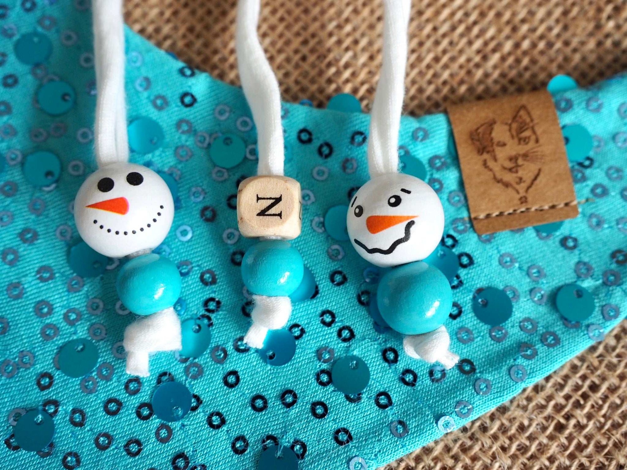 Hundehalstuch - Katzenhalstuch - Pailletten - Ice Ice Baby