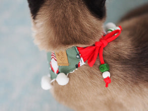 Hundehalstuch - Katzenhalstuch - Weihnachtself - All by my-elf