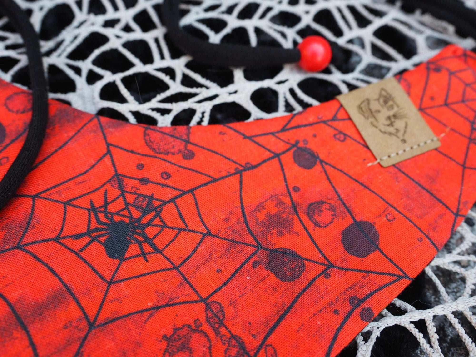 Hundehalstuch - Katzenhalstuch - Spinne - Creepin' it real