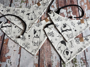 Hundehalstuch - Hundebandana - Bullterrier - Bulls & Bones