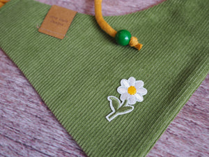 Hunde Halstuch * Hundehalstuch * Hunde Bandana * Blumen * gelb * The sun sets in the Westie