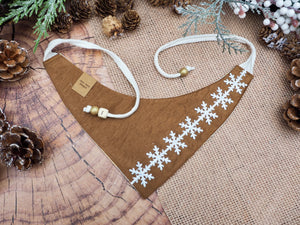 Winter * Dog Bandana * Cat Bandana * Glitter * gold * Ready, set, glow!