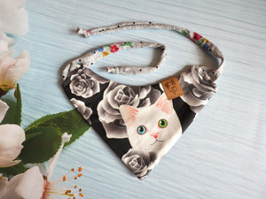 Katzenhalstuch - Katzenaccessoires - White Whiskers