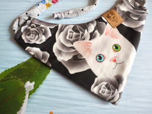 Katzenhalstuch - Katzenaccessoires - White Whiskers