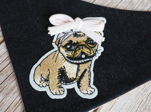 Hundehalstuch - Hundebandana - Mops - Oh my Pugness