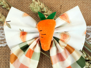 Easter * Dog Bow * Cat Bow * orange * I carrot take my eyes of you